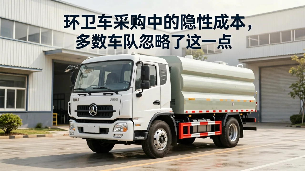 环卫车采购中的隐性成本，多数车队忽略了这一点