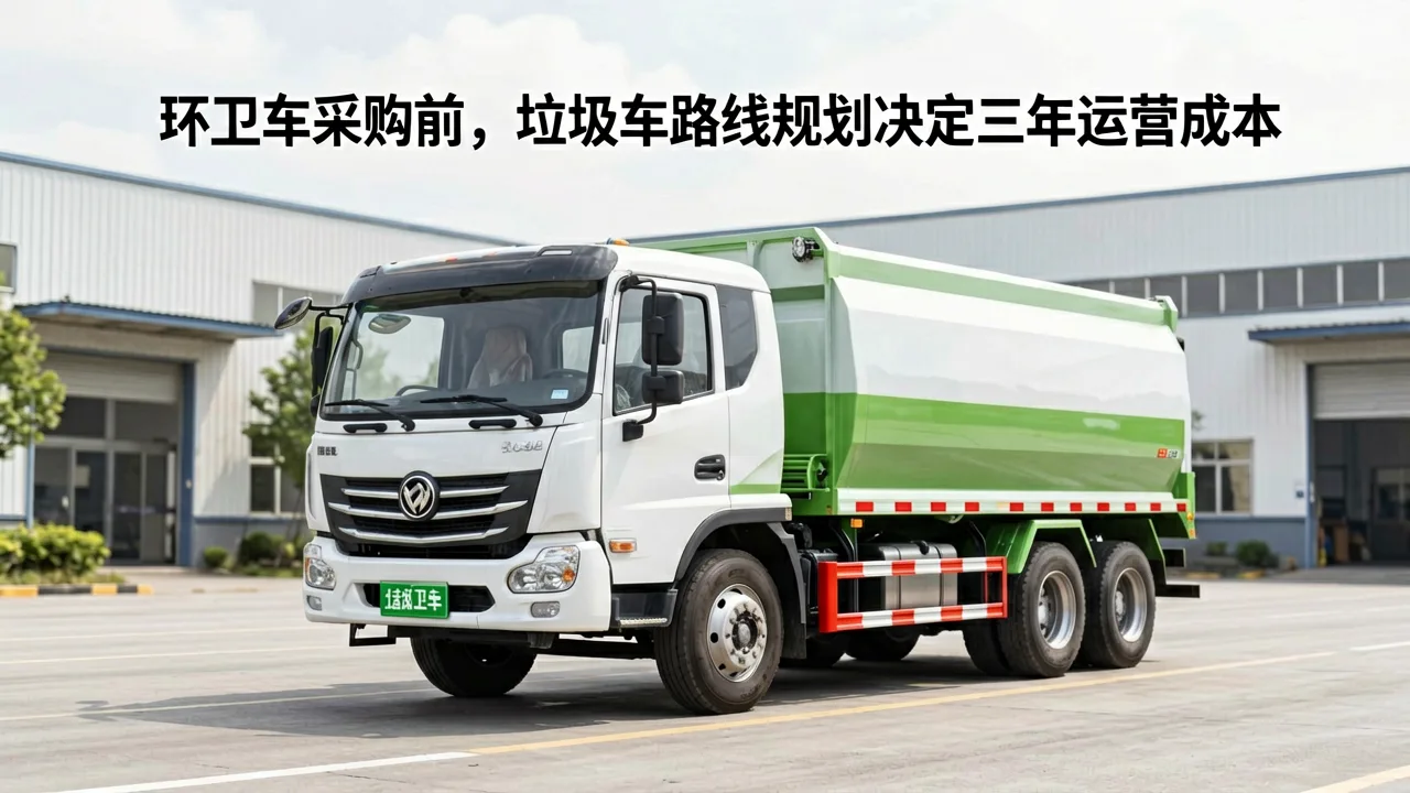 环卫车采购前,垃圾车路线规划决定三年运营成本